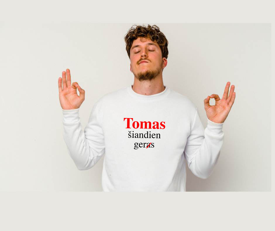 Tomas šiandien gers 🍺 (galimas bet koks jūsų pasirinktas vardas)✨