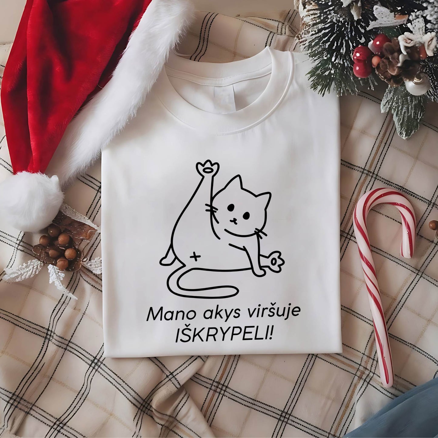 👀 Mano akys viršuje IŠKRYPELI!  🐈‍⬛