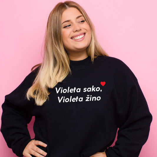 Violeta sako, Violeta žino ❤️  (galima su bet kokiu vardu)