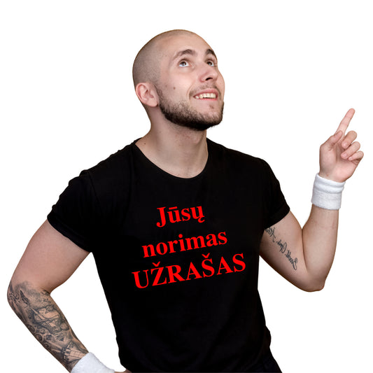 Vyriška maikutė pagal užsakymą 👌