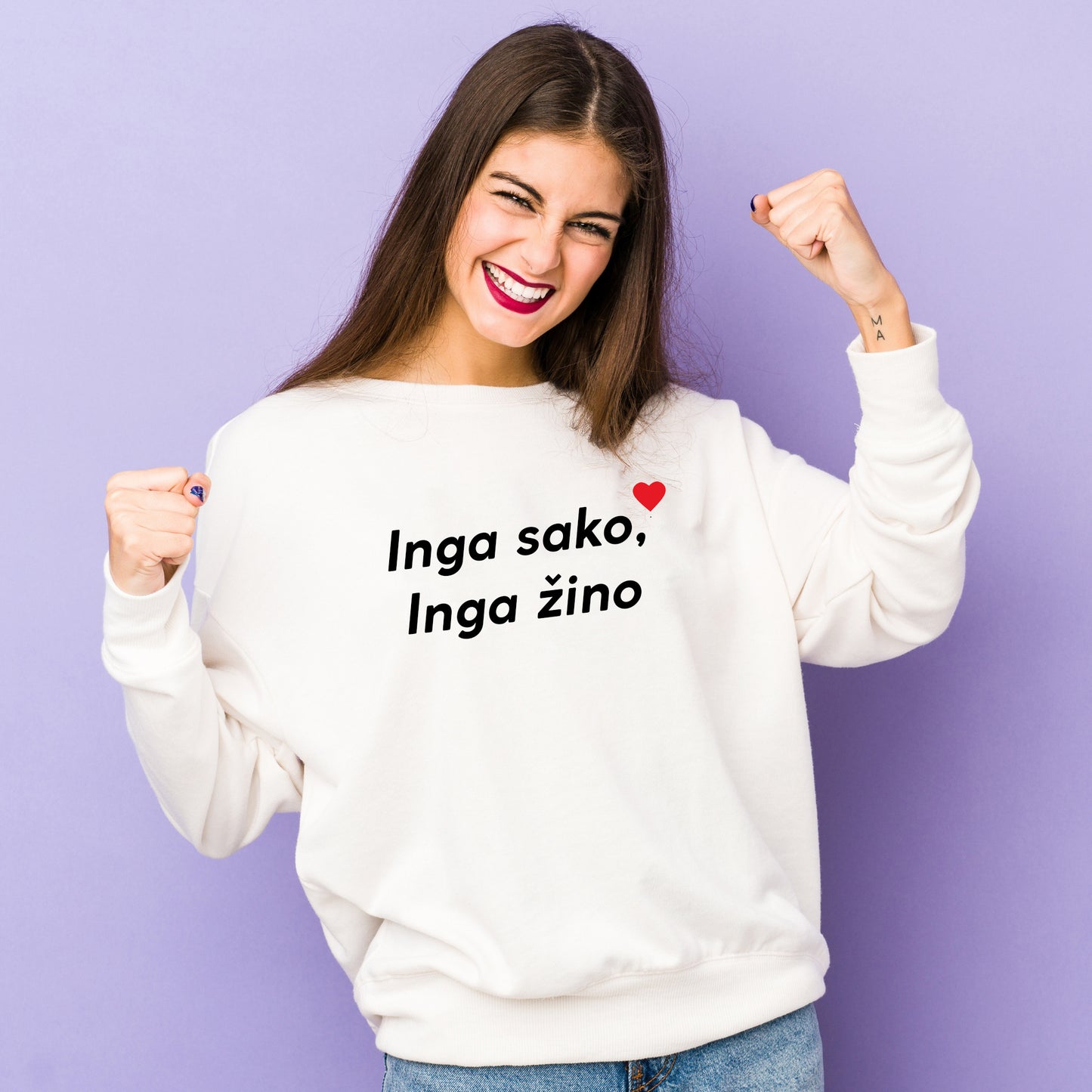 Inga sako, Inga žino ❤️  (galima su bet kokiu vardu)